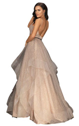 3 of 8 Terani 2011P1200 Dress Blush-Black