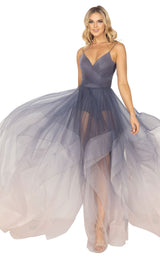 1 of 4 Terani 2011P1212 Dress Blush-Mauve