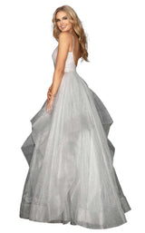 5 of 12 Terani 2011P1213 Dress Silver