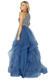 6 of 9 Terani 2011P1217 Dress Blue