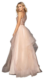 4 of 9 Terani 2011P1217 Dress Blush