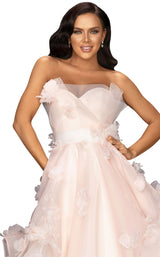 3 of 4 Terani 2011P1459 Dress Blush-Ivory