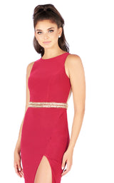 8 of 12 Mac Duggal 2012L Burgundy