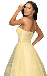4 of 4 Terani 2012P1399 Dress Yellow