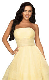 3 of 4 Terani 2012P1399 Dress Yellow