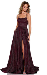 1 of 4 Amarra 20134 Dress Electric-Berry