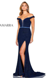 1 of 4 Amarra 20153 Dress Electric-Navy