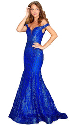 1 of 6 Amarra 20156 Dress Royal-Blue