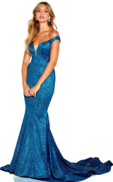 1 of 4 Amarra 20163 Dress Electric-Teal