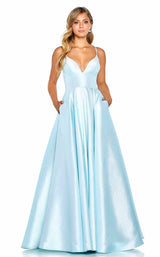 1 of 4 Amarra 20165 Dress Cinderella-Blue