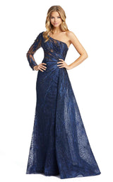 1 of 3 Mac Duggal 20173 Dress Navy