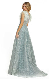 2 of 3 Mac Duggal 20203D Dress Seafoam