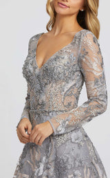 3 of 3 Mac Duggal 20214 Dress Gray-Multi