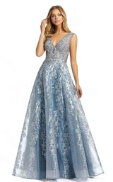 1 of 3 Mac Duggal 20218 Dress Fusion-Blue