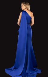 4 of 8 Terani 2021E2839 Dress Royal-Blue