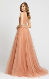 2 of 3 Mac Duggal 20225 Dress Apricot