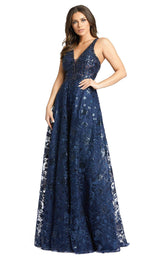1 of 3 Mac Duggal 20227D Dress Midnight-Blue