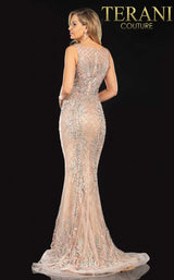 2 of 3 Terani 2027GL3241 Dress Blush