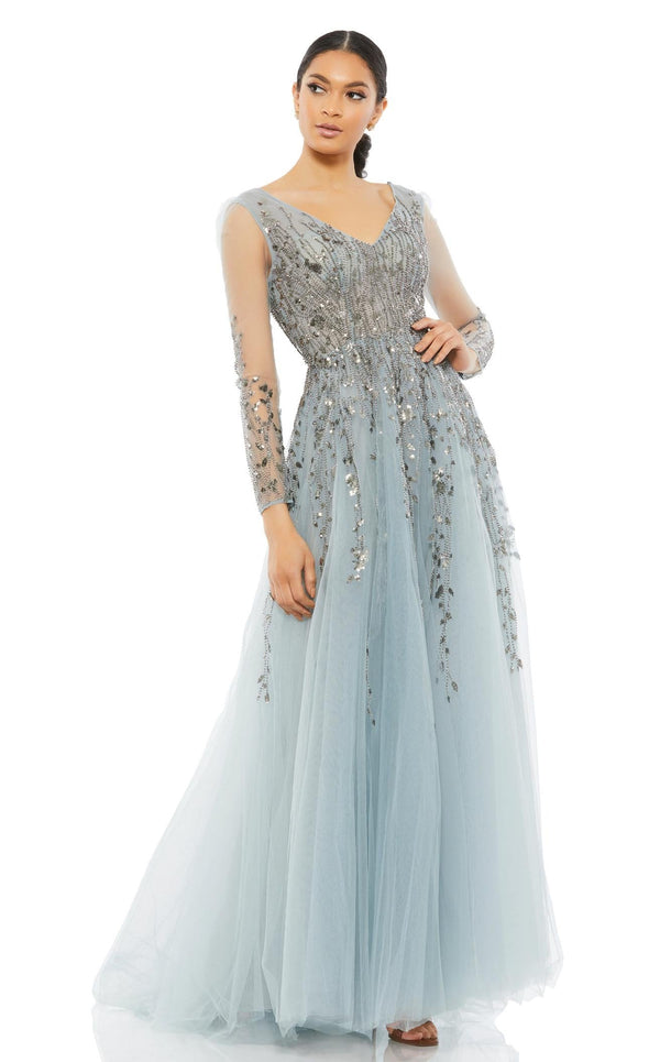 Mac Duggal 20295 Dress Platinum