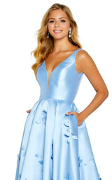 3 of 4 Amarra 20301 Dress Cloud-Blue