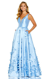 1 of 4 Amarra 20301 Dress Cloud-Blue