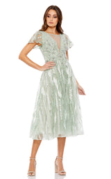1 of 3 Mac Duggal 20303 Dress Soft-Sage
