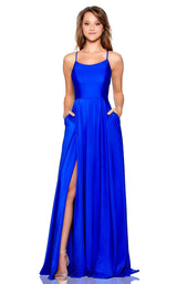 1 of 4 Amarra 20304 Dress Royal-Blue