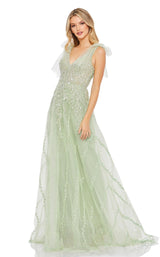 2 of 6 Mac Duggal 20313 Dress Sage