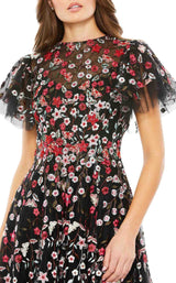 2 of 3 Mac Duggal 20323 Dress Black-Multi