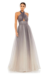 1 of 3 Mac Duggal 20376 Dress Charcoal-Ombre