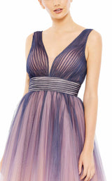 2 of 3 Mac Duggal 20403 Dress Indigo-Ombre