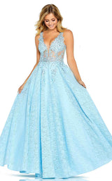 1 of 4 Amarra 20403 Dress Light-blue