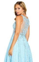 4 of 4 Amarra 20403 Dress Light-blue