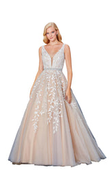 1 of 3 Amarra 20404 Dress Ivory-Nude