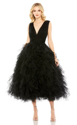 1 of 6 Mac Duggal 20411 Dress Black