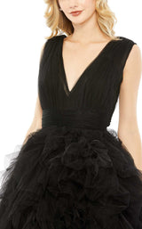 5 of 6 Mac Duggal 20411 Dress Black