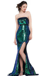 3 of 12 Colors Dress 2041 Green-Royal