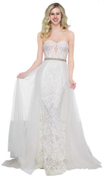 1 of 8 Colors Dress 2042 Off White/Nude