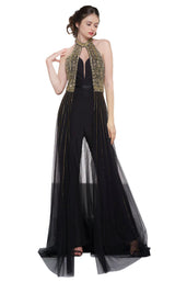 1 of 10 Colors Dress 2043 Black/Gold