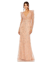 1 of 6 Mac Duggal 20442 Dress Apricot