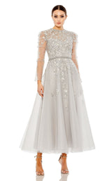 1 of 3 Mac Duggal 20444 Dress Platinum