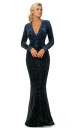 2 of 8 Johnathan Kayne 2045 Dress Black-AB