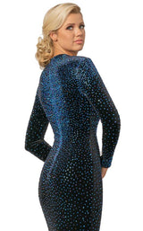 8 of 8 Johnathan Kayne 2045 Dress Black-AB