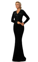 1 of 8 Johnathan Kayne 2045 Dress Black