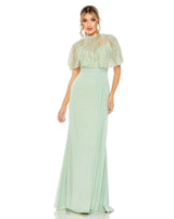 2 of 9 Mac Duggal 20467 Dress Sage