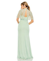 8 of 9 Mac Duggal 20467 Dress Sage