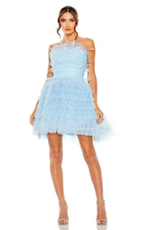 3 of 8 Mac Duggal 20529 Powder-Blue