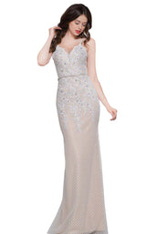 2 of 8 Colors Dress 2053 White/Nude