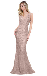 2 of 8 Colors Dress 2054 Rose Gold