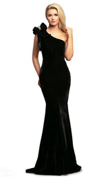 1 of 6 Johnathan Kayne 2055 Dress Black